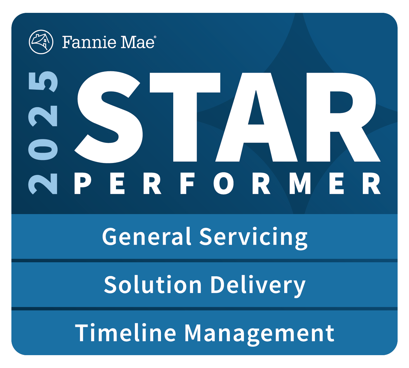 Fannie Mae 2025 Star Performer